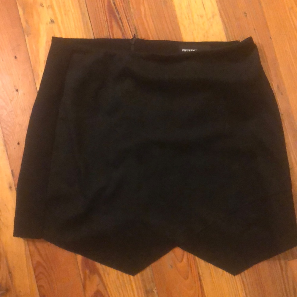 Size small Black suede skirt